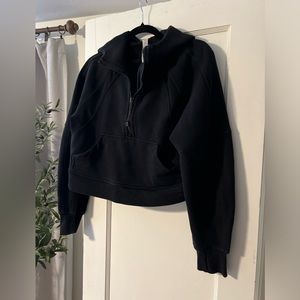 lululemon half zip cropped hoodie